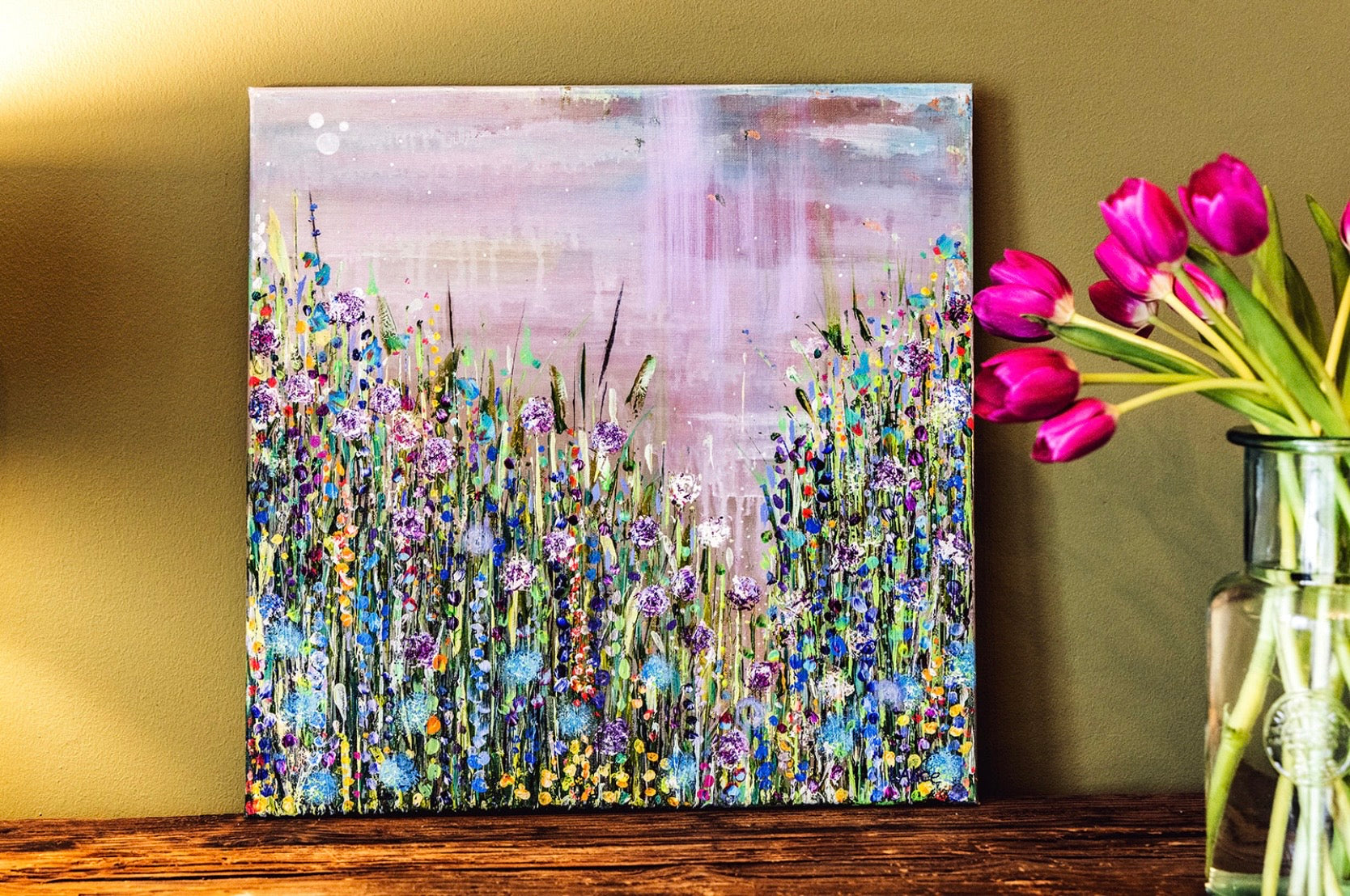 Contemporary Floral Paintings & Fine Art Prints